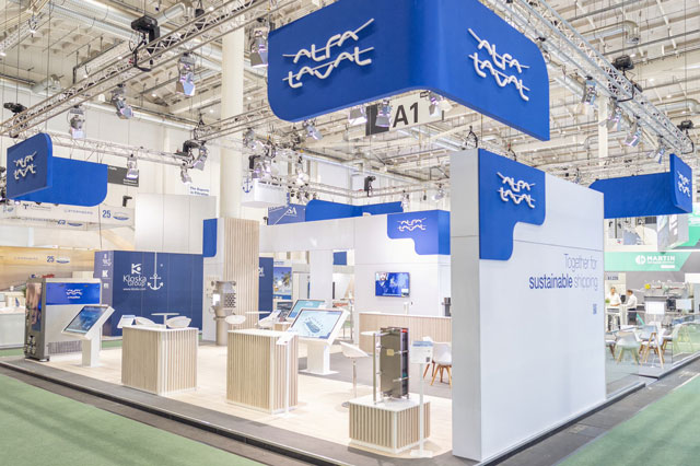 alfa laval event stand marine